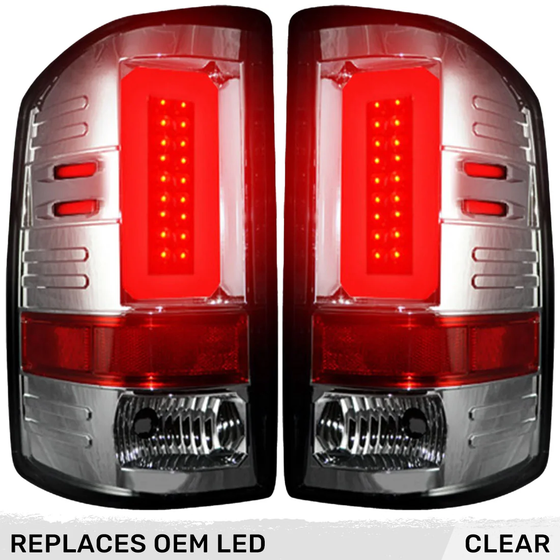 GMC Sierra 2500/3500 16-19 (Fits Single Wheel & Replaces Factory LED Style Only) Tail Lights OLED in Multiple Lens - Image 39