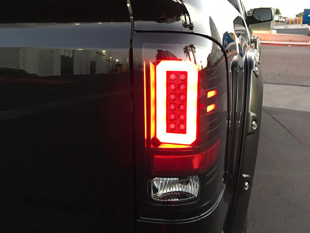 GMC Sierra 2500/3500 16-19 (Fits Single Wheel & Replaces Factory LED Style Only) Tail Lights OLED in Multiple Lens - Image 6