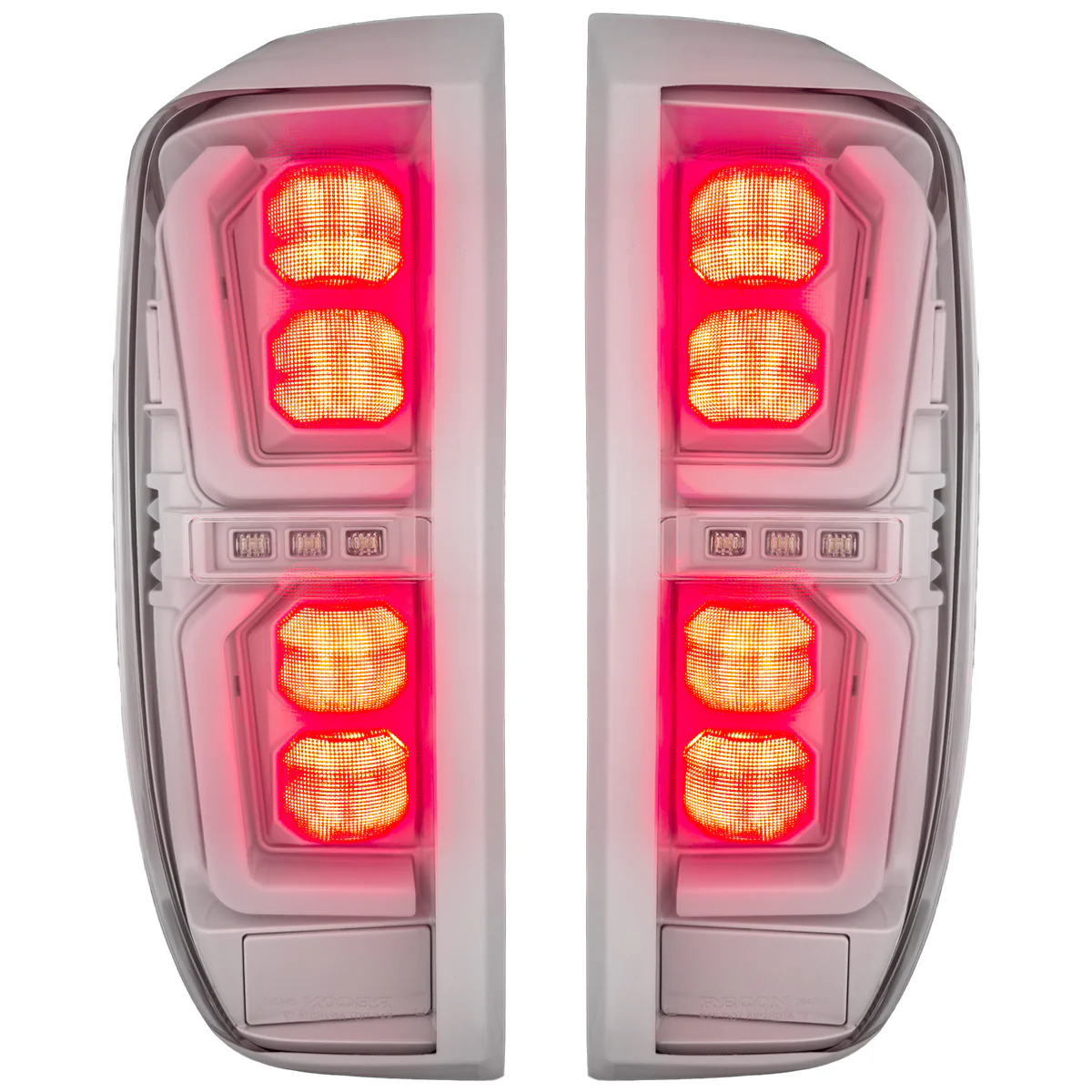 GMC Sierra 2500/3500 20-23 Ultra Bright OLED Tail Lights Custom Painted Switchblade Silver 636R (Replaces Factory/OEM LED Tail Lights Only) - Custom - Image 3