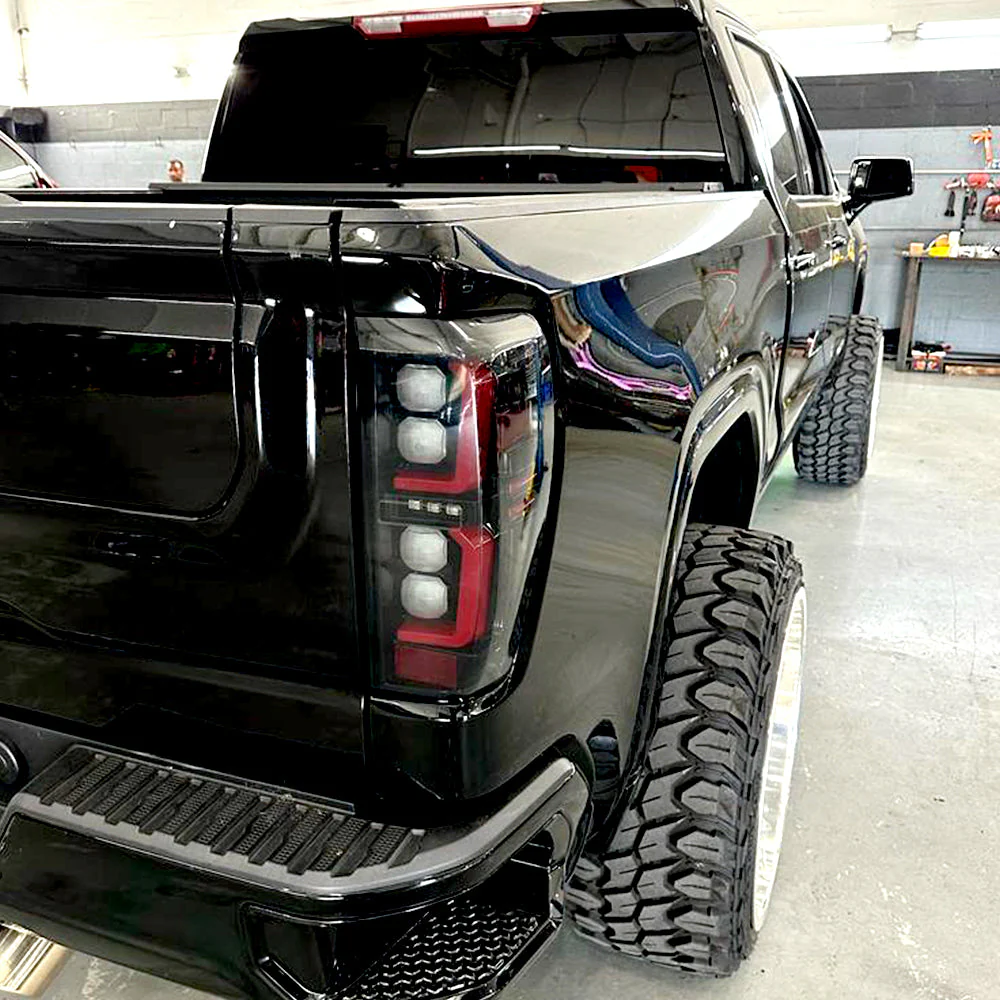 GMC Sierra 2500/3500 20-23 Ultra Bright OLED Tail Lights (Replaces Factory/OEM Halogen Tail Lights Only) - Multiple Lens - Image 18