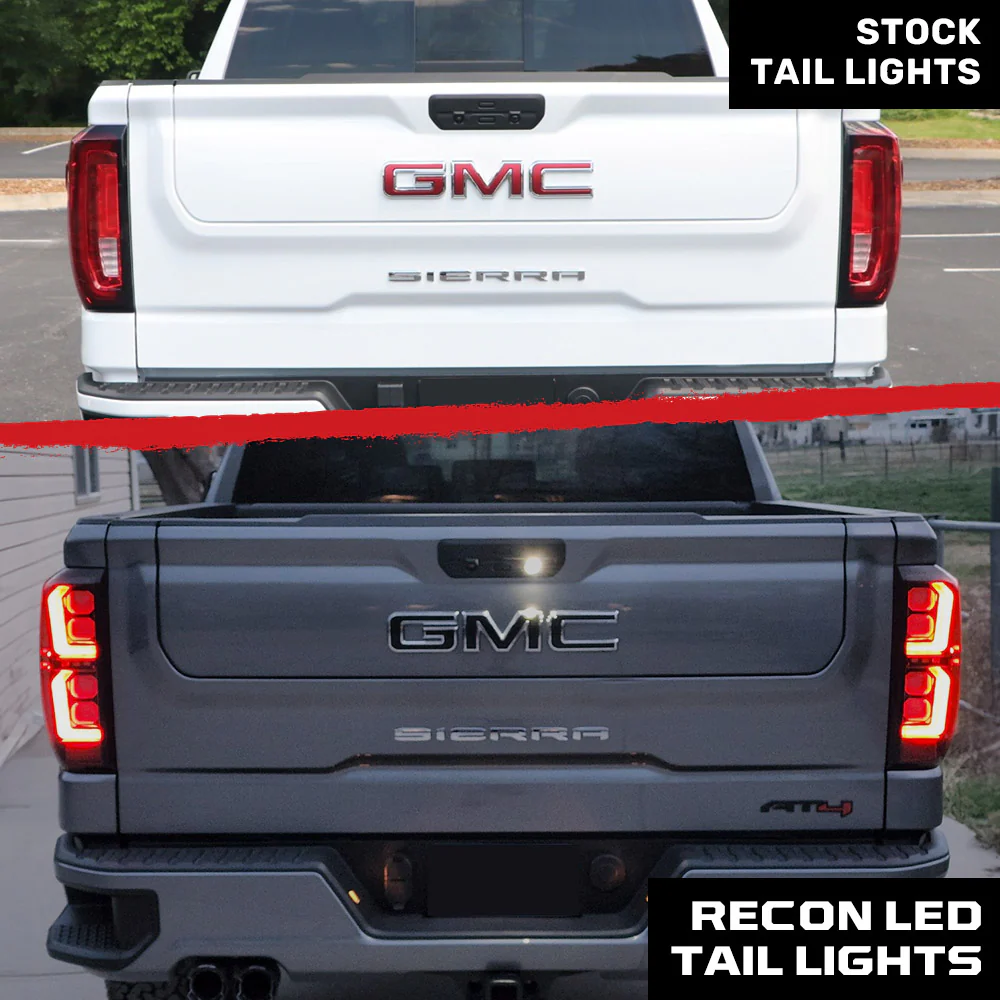 GMC Sierra 2500/3500 20-23 Ultra Bright OLED Tail Lights (Replaces Factory/OEM Halogen Tail Lights Only) - Multiple Lens - Image 9
