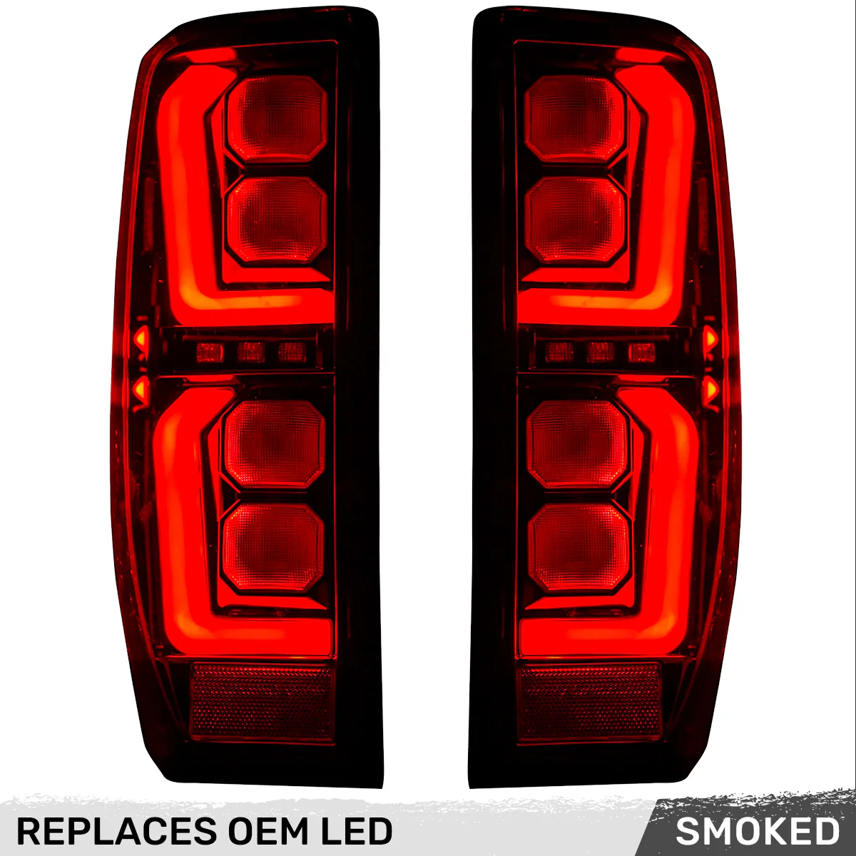 GMC Sierra 2500/3500 20-23 Ultra Bright OLED Tail Lights (Replaces Factory/OEM LED Tail Lights Only) - Multiple Lens - Image 3