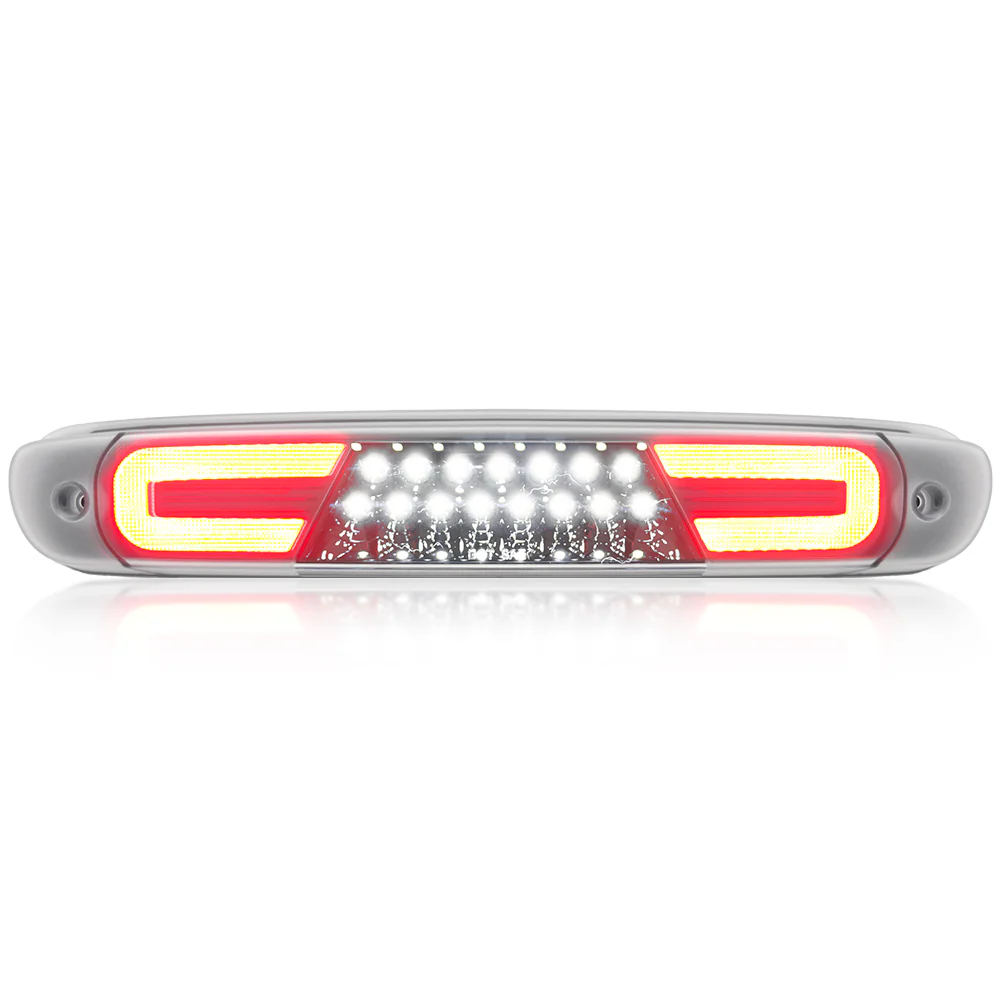 GMC Sierra & Chevy Silverado 07-13 3rd Brake Light Kit LED Clear - Image 2