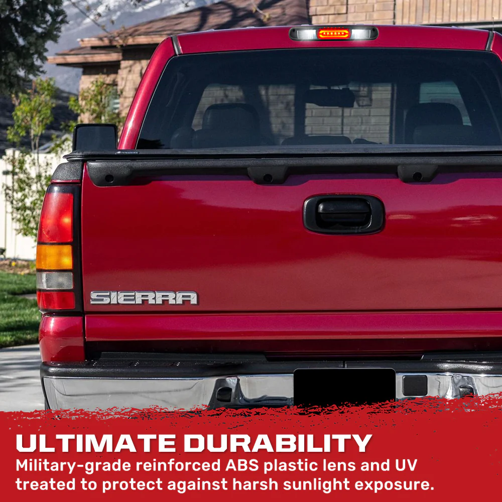 GMC Sierra & Chevy Silverado 07-13 3rd Brake Light ULTRA HIGH POWER CREE XML LED in Smoked - Image 5