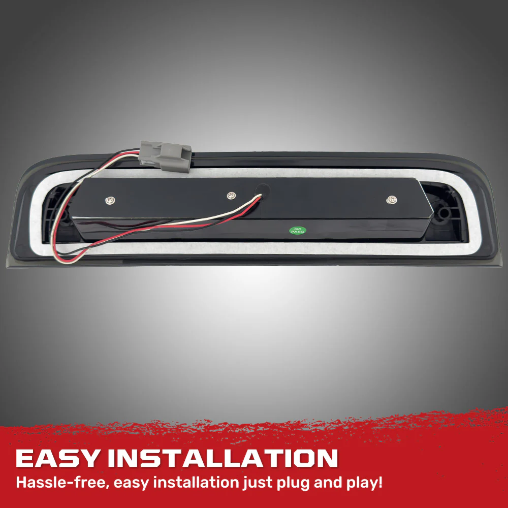 GMC & Chevy 14-18 Sierra & Silverado 1500 (3rd Gen) - Ultra High Power Red LED 3rd Brake Light Kit w/ Ultra High Power CREE XML White LED Cargo Lights - Clear Lens - Image 10