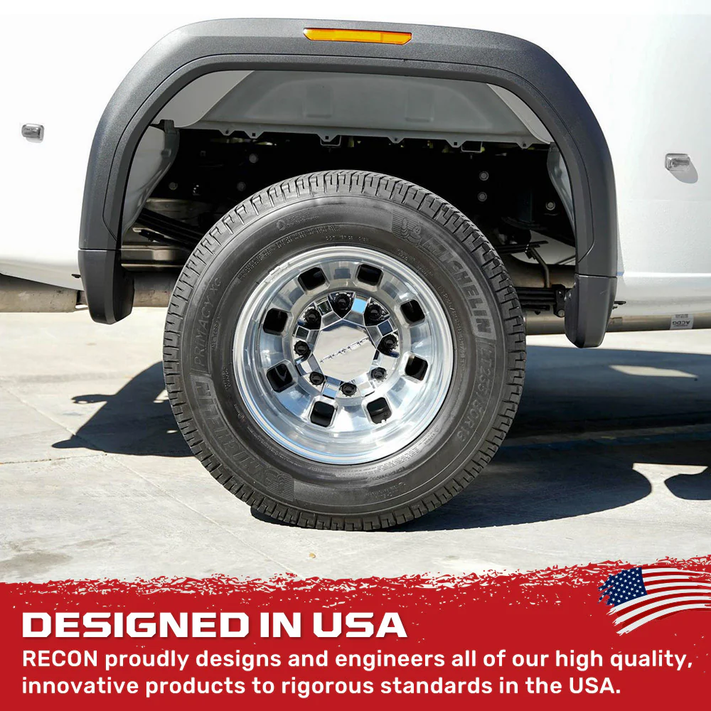 GMC Sierra & Chevy Silverado 15-25 (3rd & 4th Gen) Dually Fender Lights (4-Piece Set) - Multiple Lens & Colors - Image 19