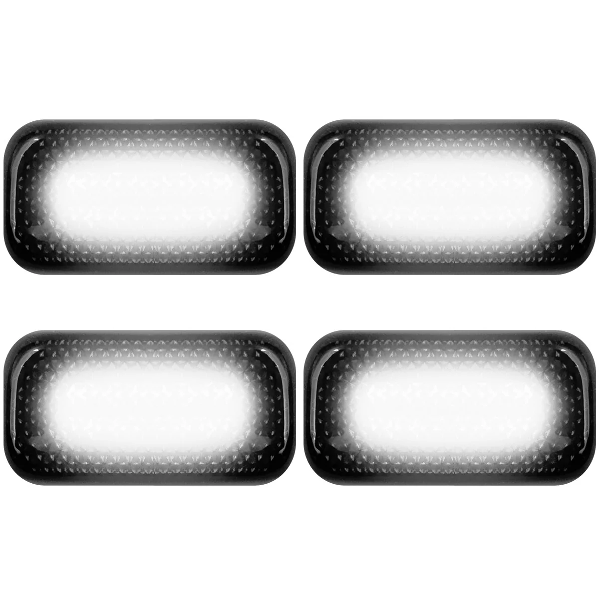 GMC Sierra & Chevy Silverado 15-25 (3rd & 4th Gen) Dually Fender Lights (4-Piece Set) - Multiple Lens & Colors - Image 8