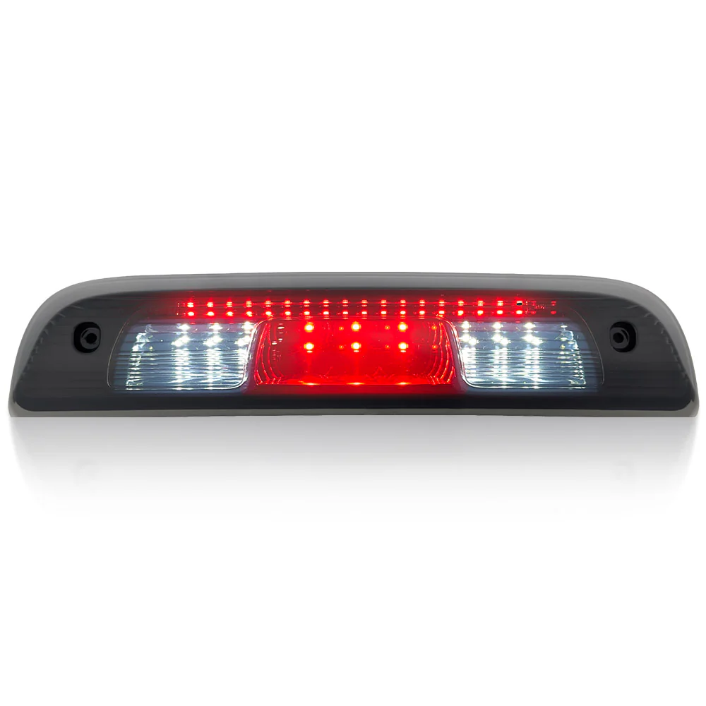 GMC Sierra & Chevy Silverado 3rd GEN 1500 14-18 Ultra High Power SCANNING Red LED 3rd Brake Light w/ High Power CREE XML White LED Cargo Lights - Smoked Lens - Image 2