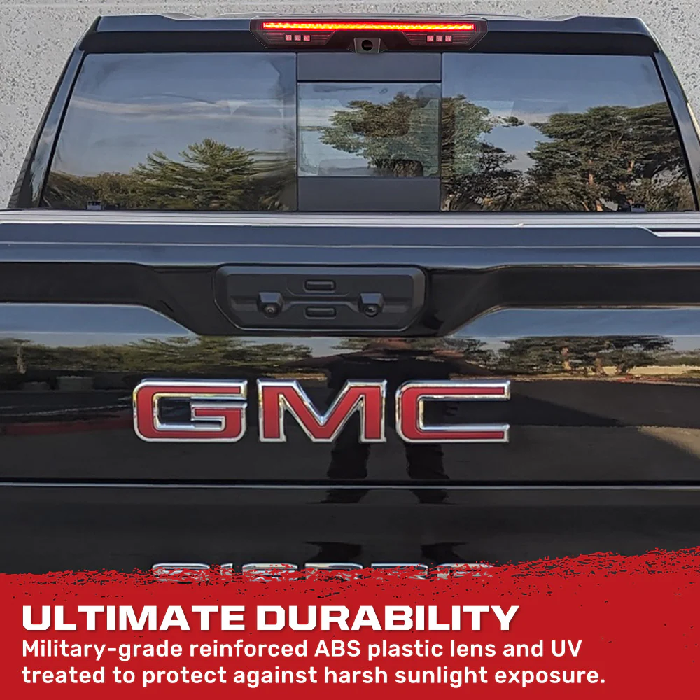 GMC Sierra & Chevy Silverado 2500/3500 20-25 3rd Brake Light Kit in Smoked (For Cargo Bed Camera Models Only) - Image 6