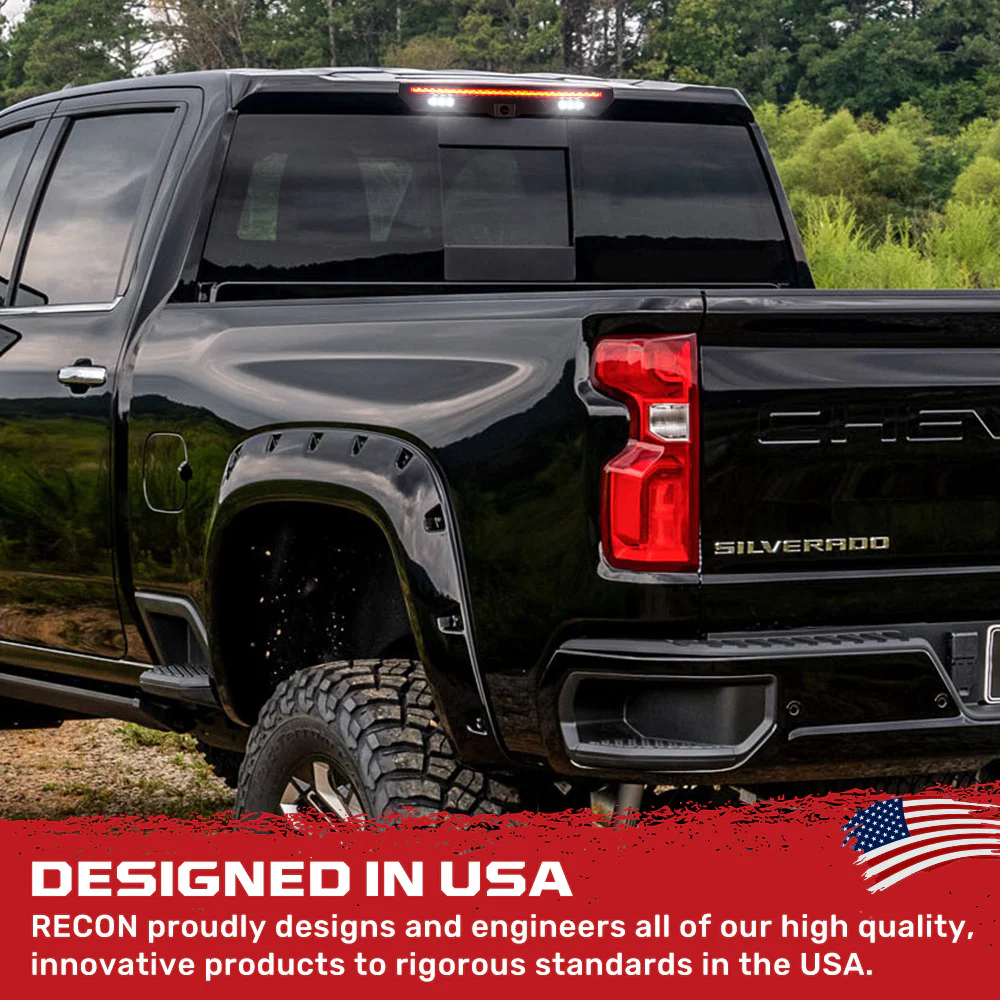 GMC Sierra & Chevy Silverado 2500/3500 20-25 3rd Brake Light Kit in Smoked (For Cargo Bed Camera Models Only) - Image 8