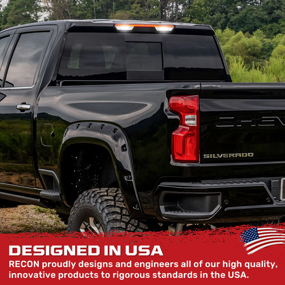GMC Sierra & Chevy Silverado 2500 & 3500 (4th GEN) 20-25 LED 3rd Brake Light Kit with Clear Lens - Image 8
