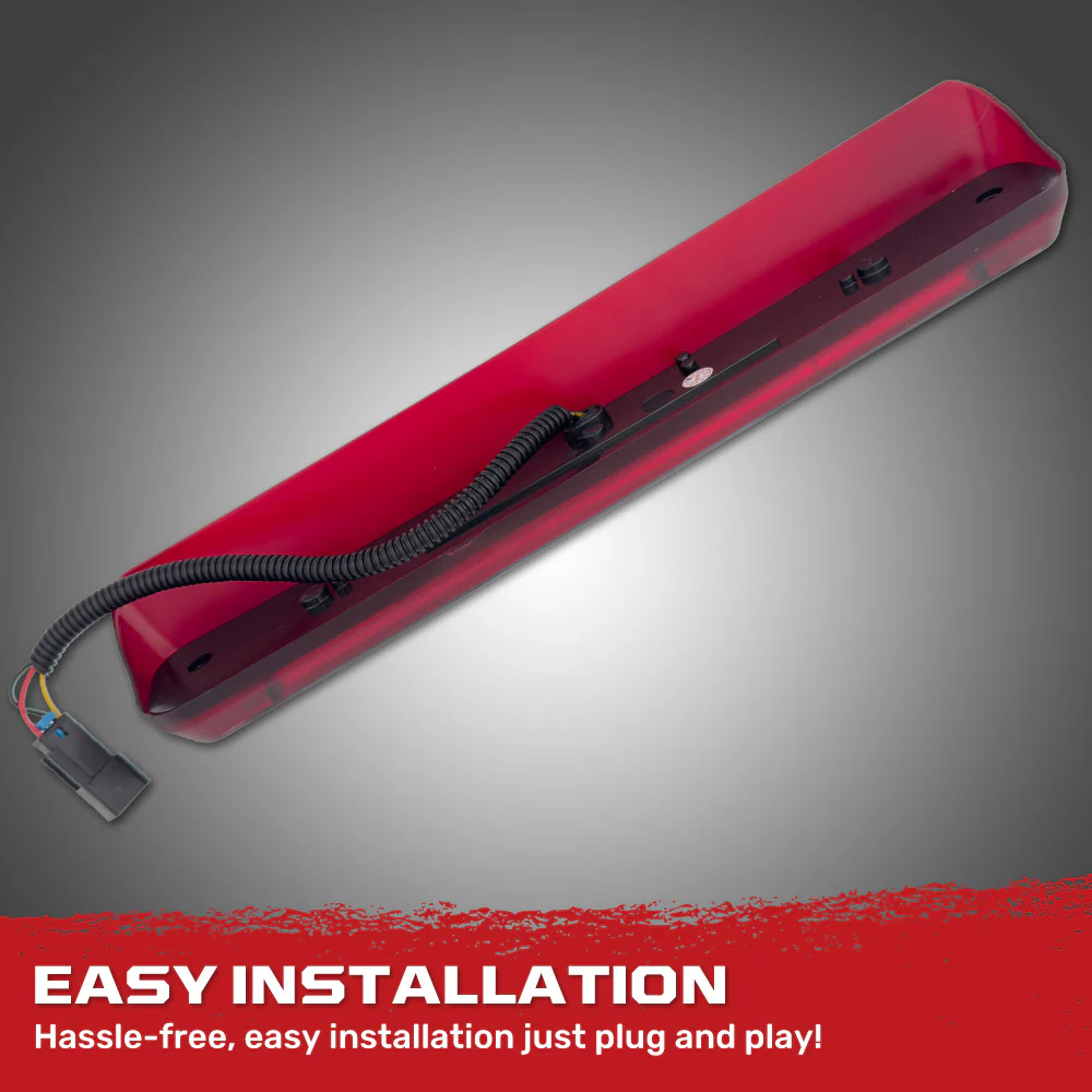GMC Sierra & Chevy Silverado 94-98 Ultra Bright LED 3rd Brake Light Kit - Clear Lens - Image 10