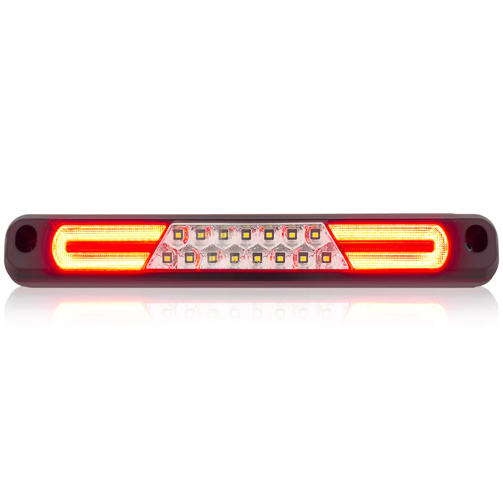 GMC Sierra & Chevy Silverado 94-98 Ultra Bright LED 3rd Brake Light Kit - Clear Lens - Image 2