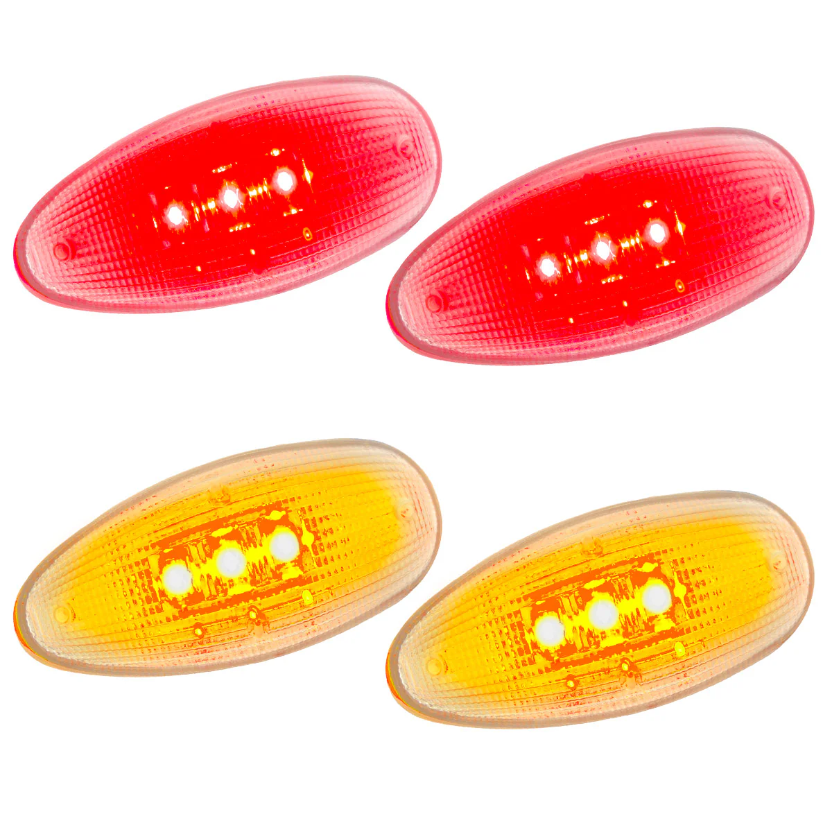 GMC Sierra & Chevy Silverado 99-14 Fender LED Lights (4-Piece Set) - Multiple Lens & Colors - Image 15