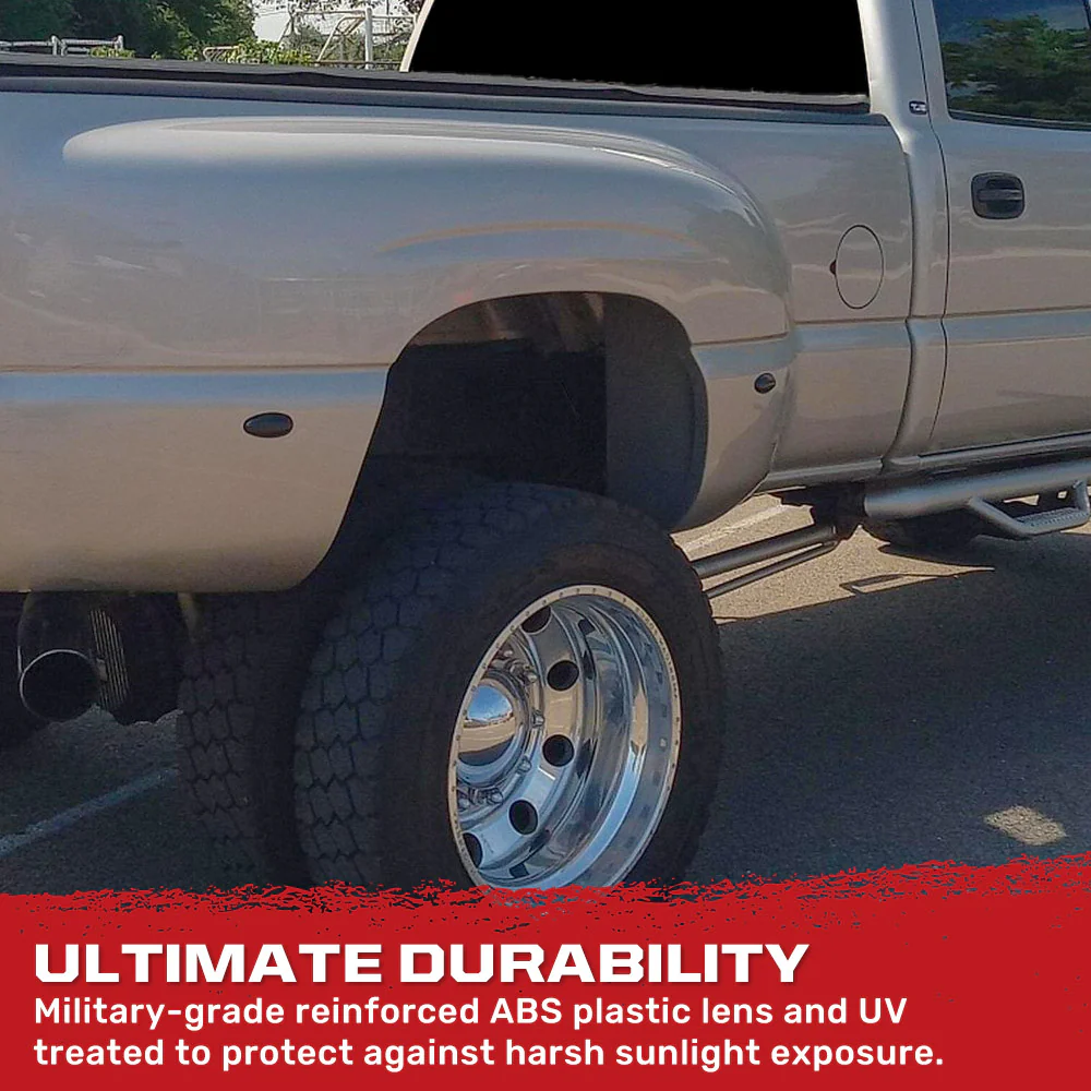 GMC Sierra & Chevy Silverado 99-14 Fender LED Lights (4-Piece Set) - Multiple Lens & Colors - Image 9