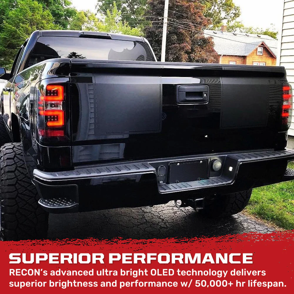 GMC Sierra Dually 3500 15-19 (Replaces Factory LED Style Only) OLED Tail Lights - Multiple Lens - Image 22
