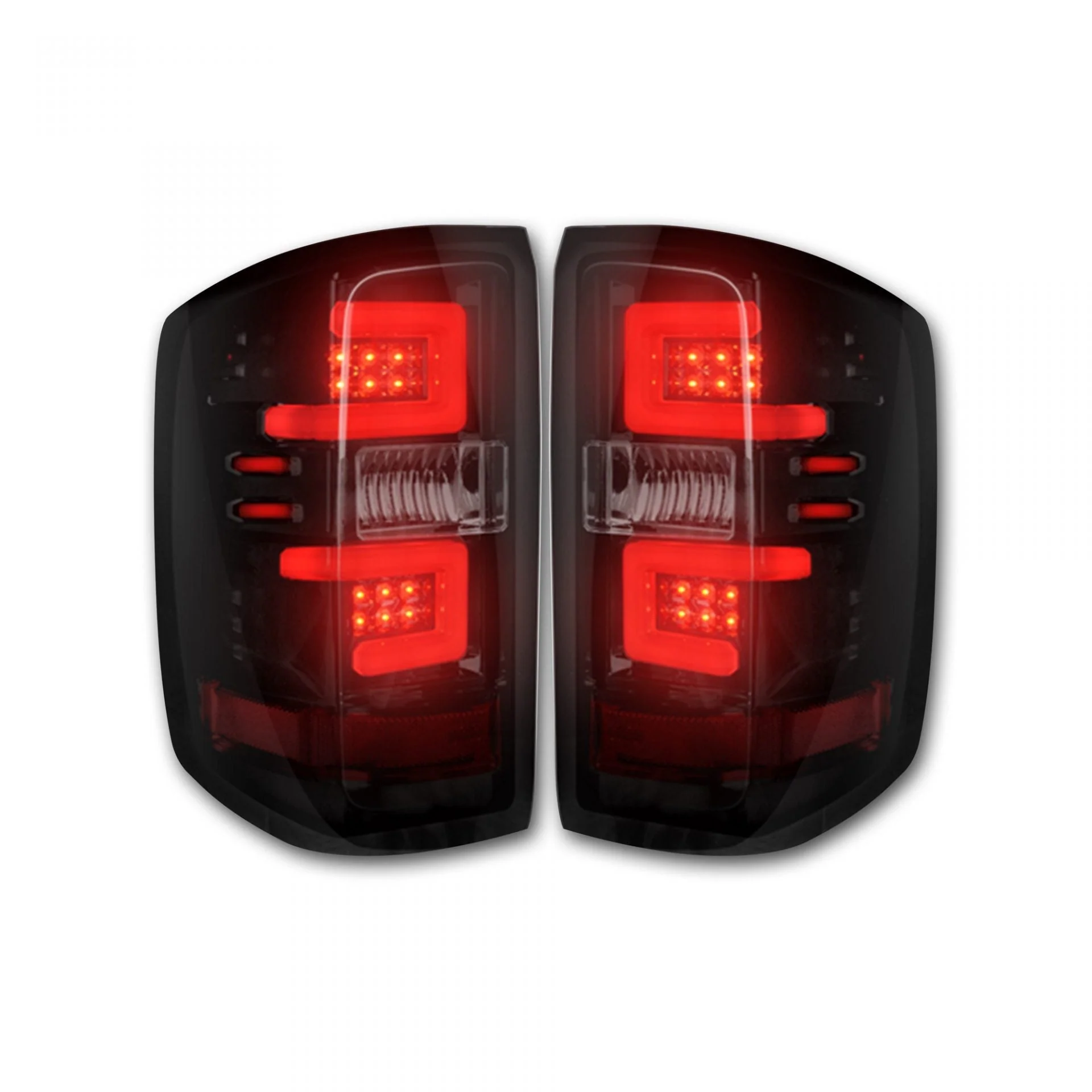 GMC Sierra Dually 3500 15-19 (Replaces Factory LED Style Only) OLED Tail Lights - Multiple Lens - Image 4