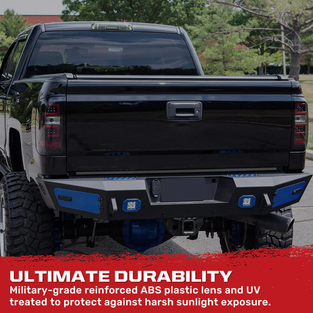 GMC Sierra Dually 3500 15-19 (Replaces Factory LED Style Only) OLED Tail Lights - Multiple Lens - Image 9