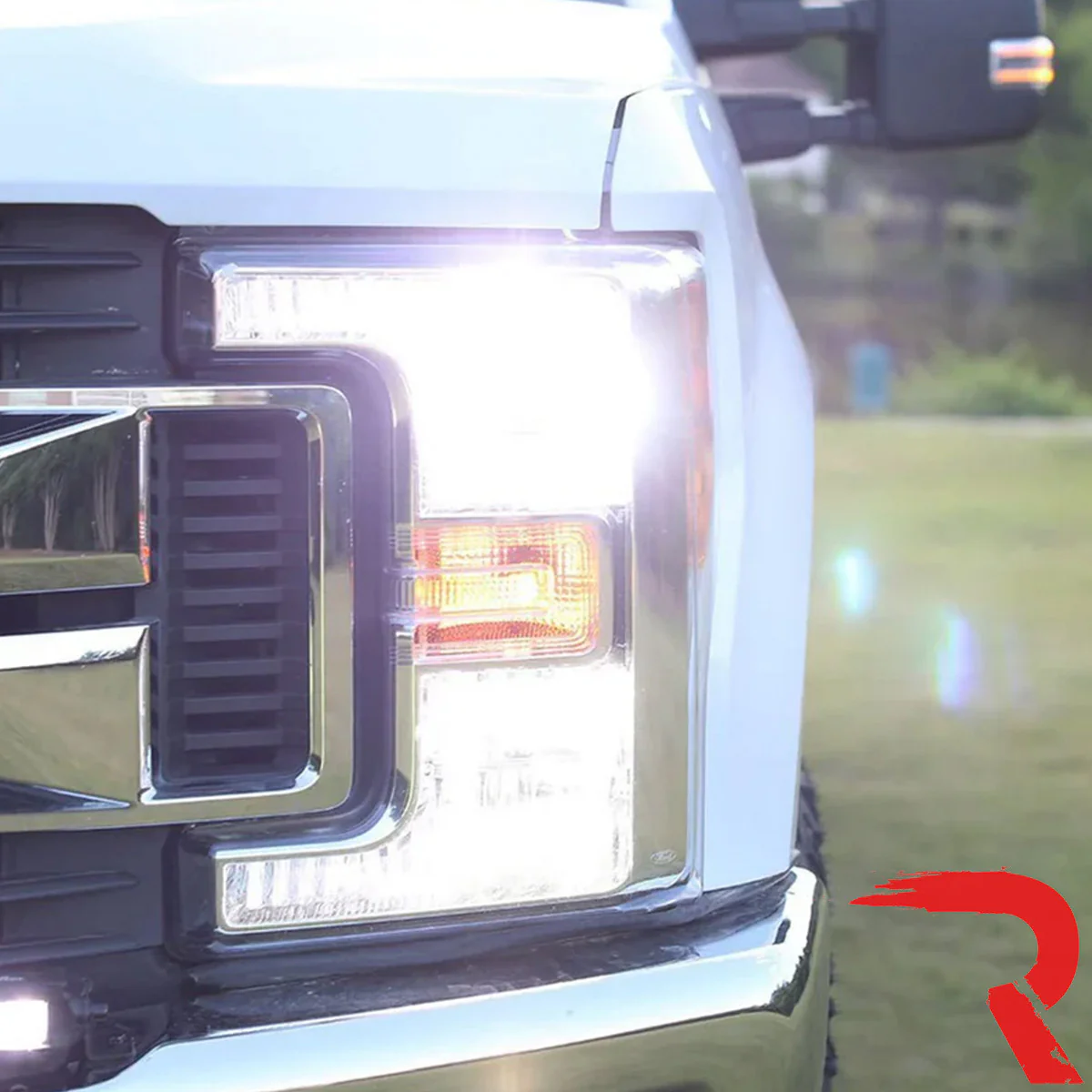 H13 9008 12V High Power LED Headlight Bulbs 25-Watt (High & Low Beams) Ballast Free - 6000K Color - Image 7