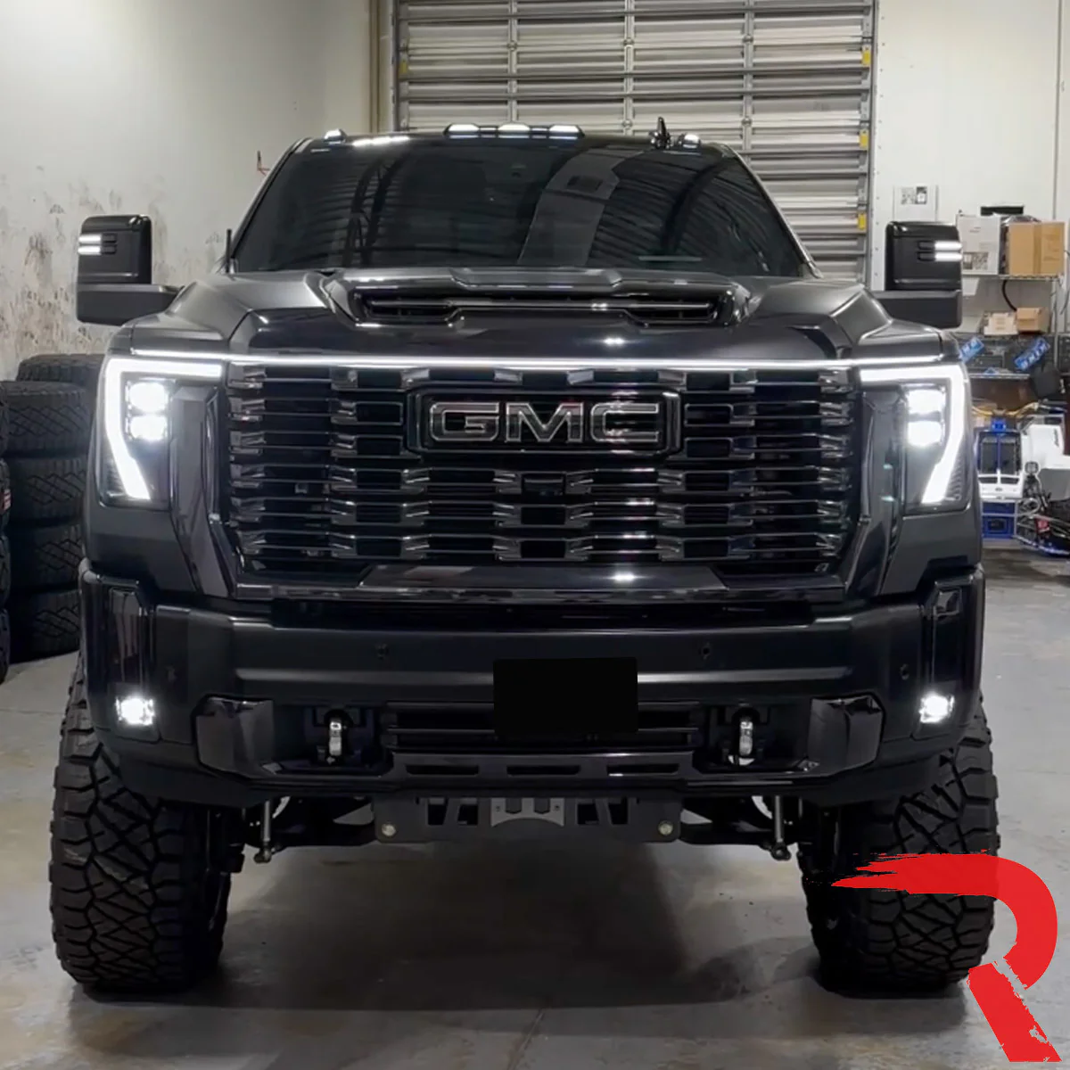 High Power DRL Hood LED Light with Start-up Sequence in White or Amber - Multiple Sizes - Image 11