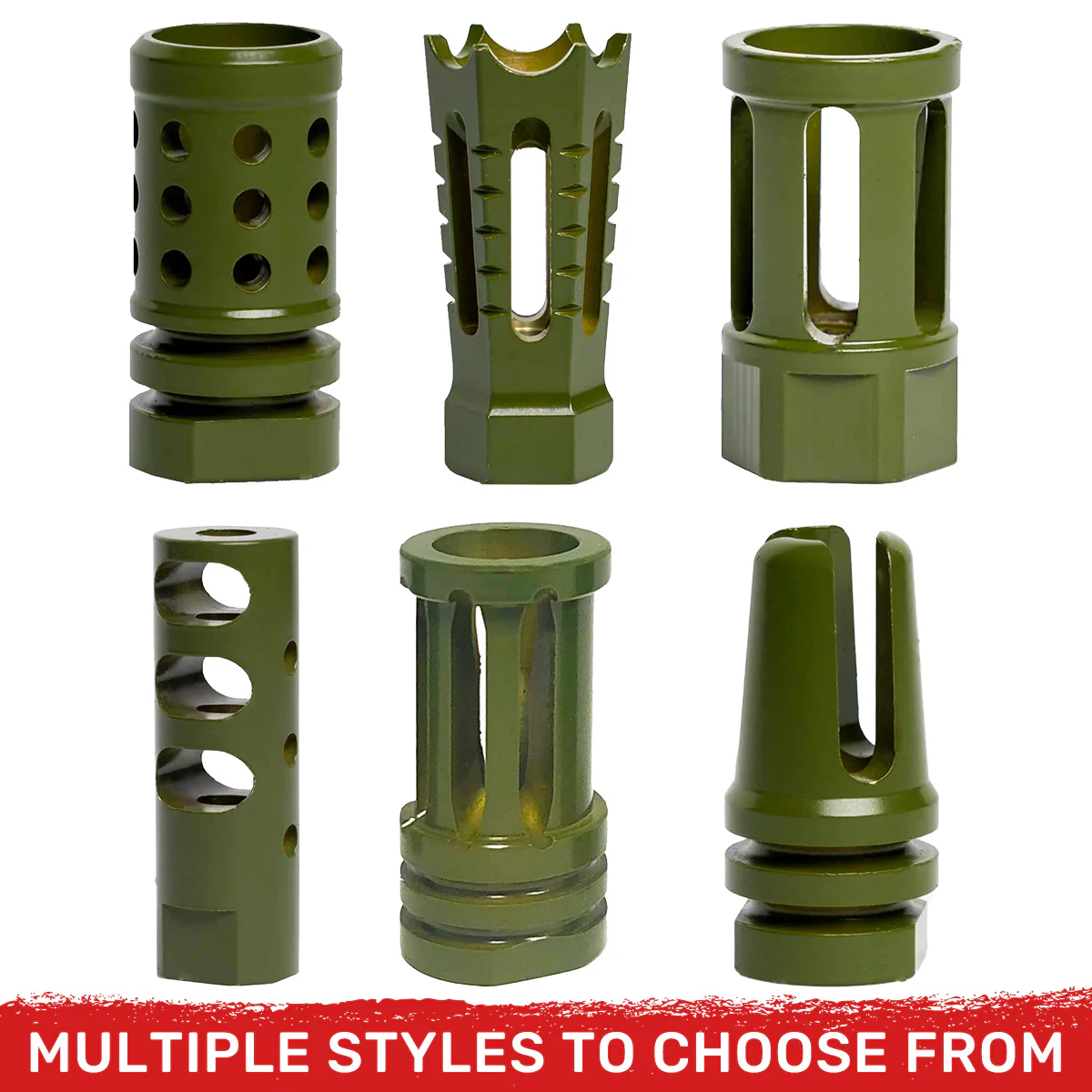 Interchangeable Threaded Tips For AR-15 Combat Rifle Barrel Style Truck Antenna - Multiple Options - Image 65