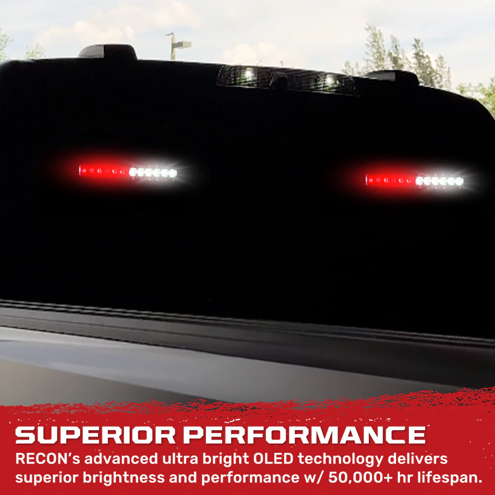 Interior Rear Window 2-PC LED Strobe/Flashing Light Bars - Suction Cup Installation A/C Adapter Plug & Play with 20 Lighting Function - Multiple Colors - Image 20