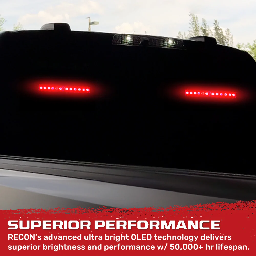 Interior Rear Window 2-PC LED Strobe/Flashing Light Bars - Suction Cup Installation A/C Adapter Plug & Play with 20 Lighting Function - Multiple Colors - Image 25