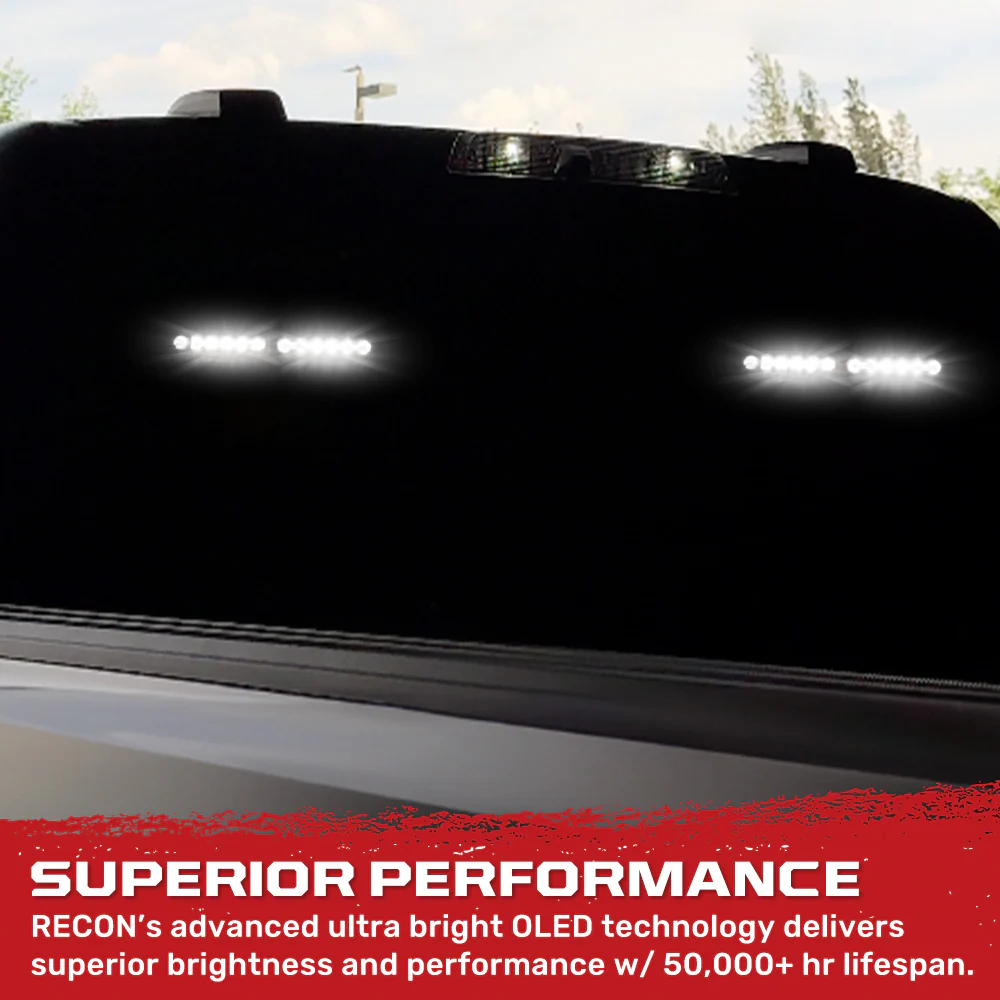 Interior Rear Window 2-PC LED Strobe/Flashing Light Bars - Suction Cup Installation A/C Adapter Plug & Play with 20 Lighting Function - Multiple Colors - Image 38