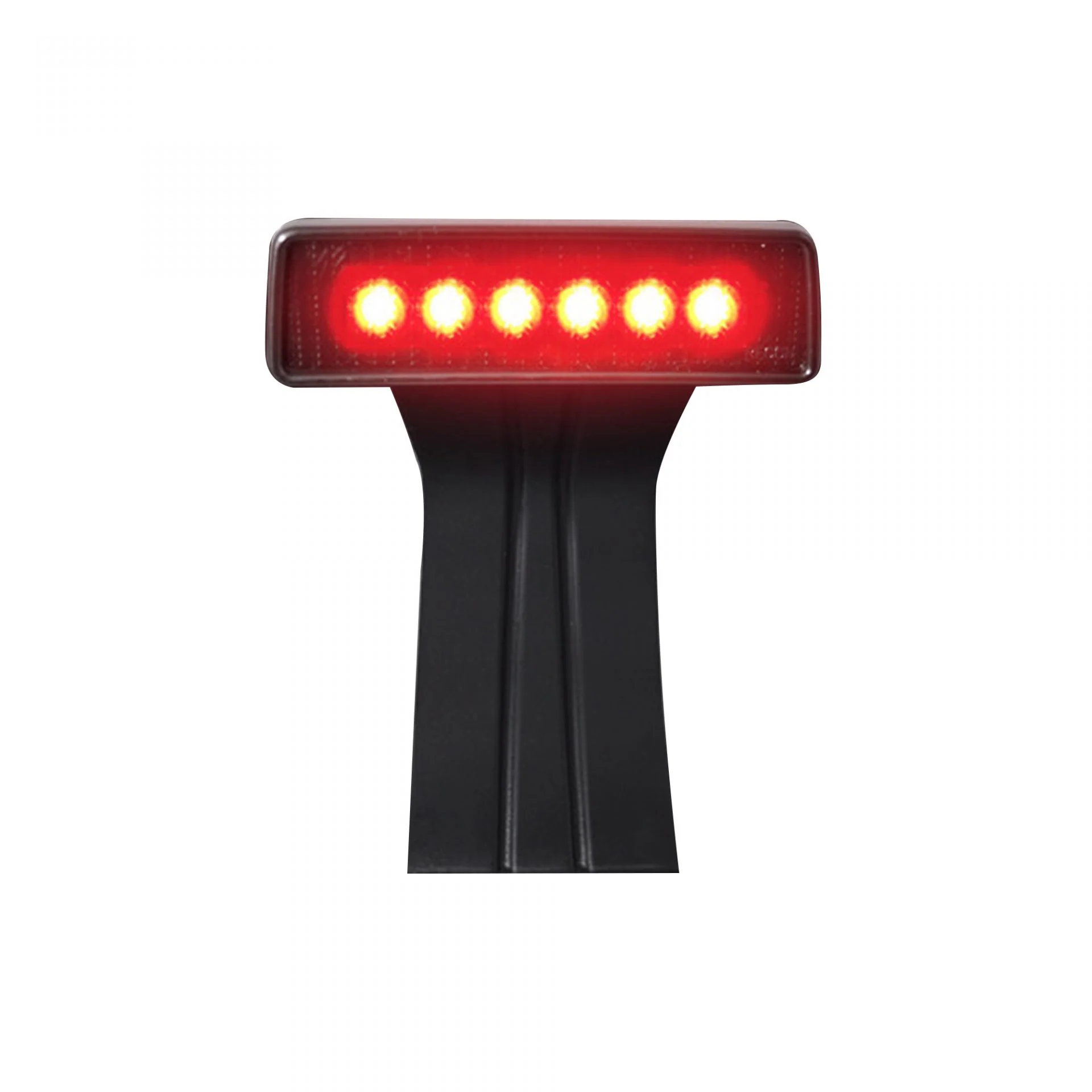 Jeep JK Wrangler 07-18 3rd Brake Light Kit Red LED in Clear - Image 2