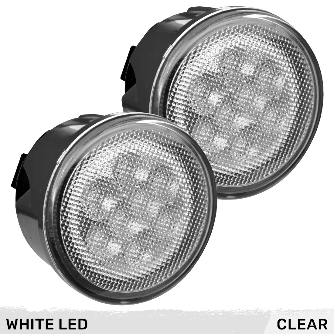 Jeep Wrangler JK 07-18 Ultra Bright Front Round DRL & Turn Signal LED Lights - Multiple Options - Image 21
