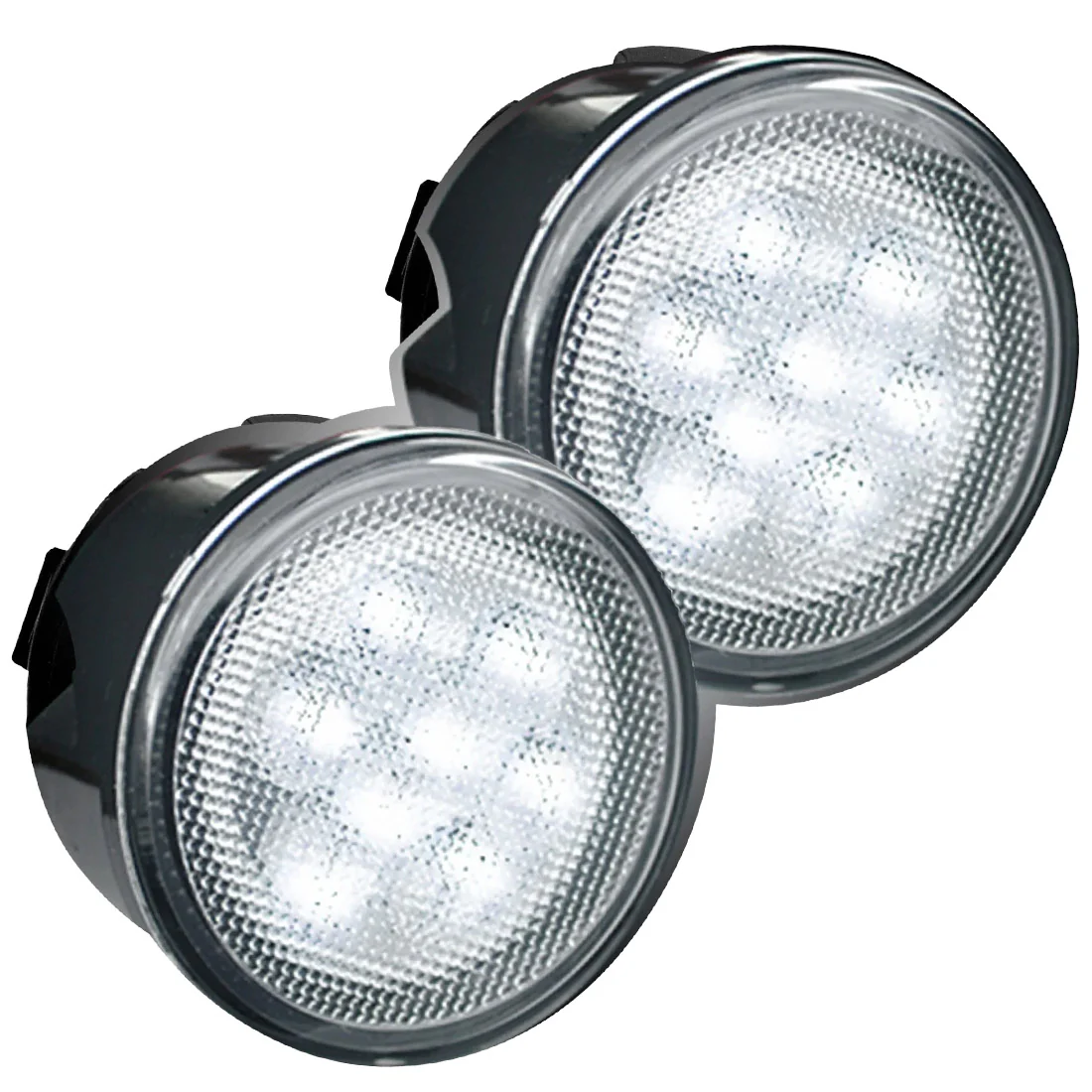 Jeep Wrangler JK 07-18 Ultra Bright Front Round DRL & Turn Signal LED Lights - Multiple Options - Image 23