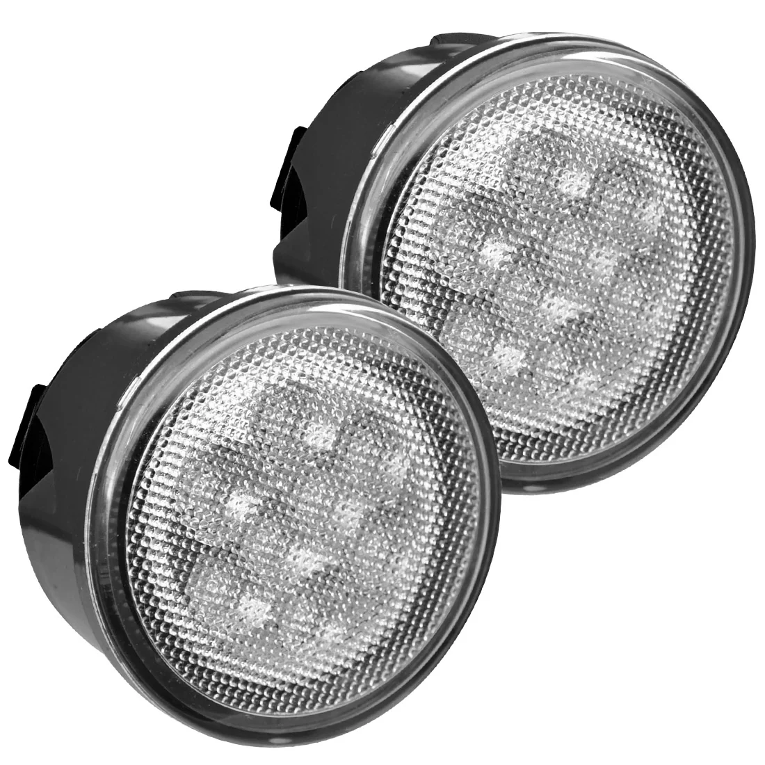 Jeep Wrangler JK 07-18 Ultra Bright Front Round DRL & Turn Signal LED Lights - Multiple Options - Image 24