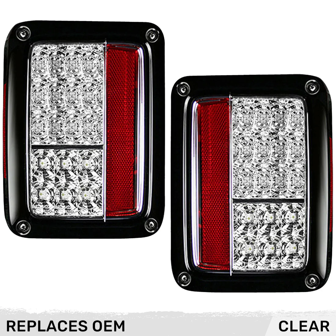 Jeep Wrangler JK 07-18 Ultra Bright LED Tail Lights - Multiple Lens - Image 13