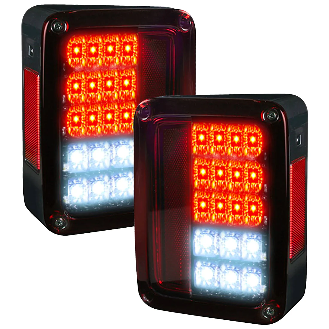 Jeep Wrangler JK 07-18 Ultra Bright LED Tail Lights - Multiple Lens - Image 14