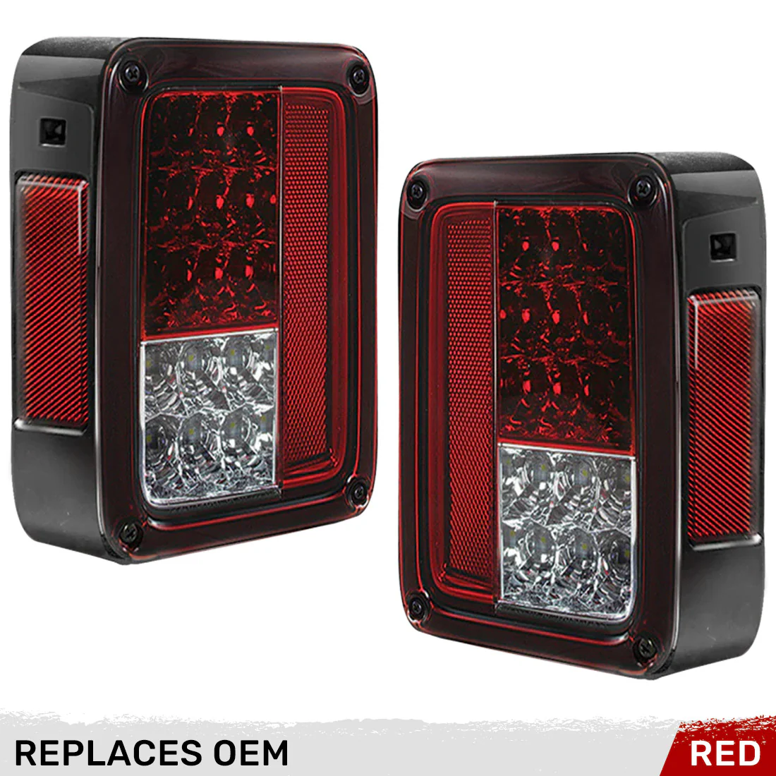 Jeep Wrangler JK 07-18 Ultra Bright LED Tail Lights - Multiple Lens - Image 15