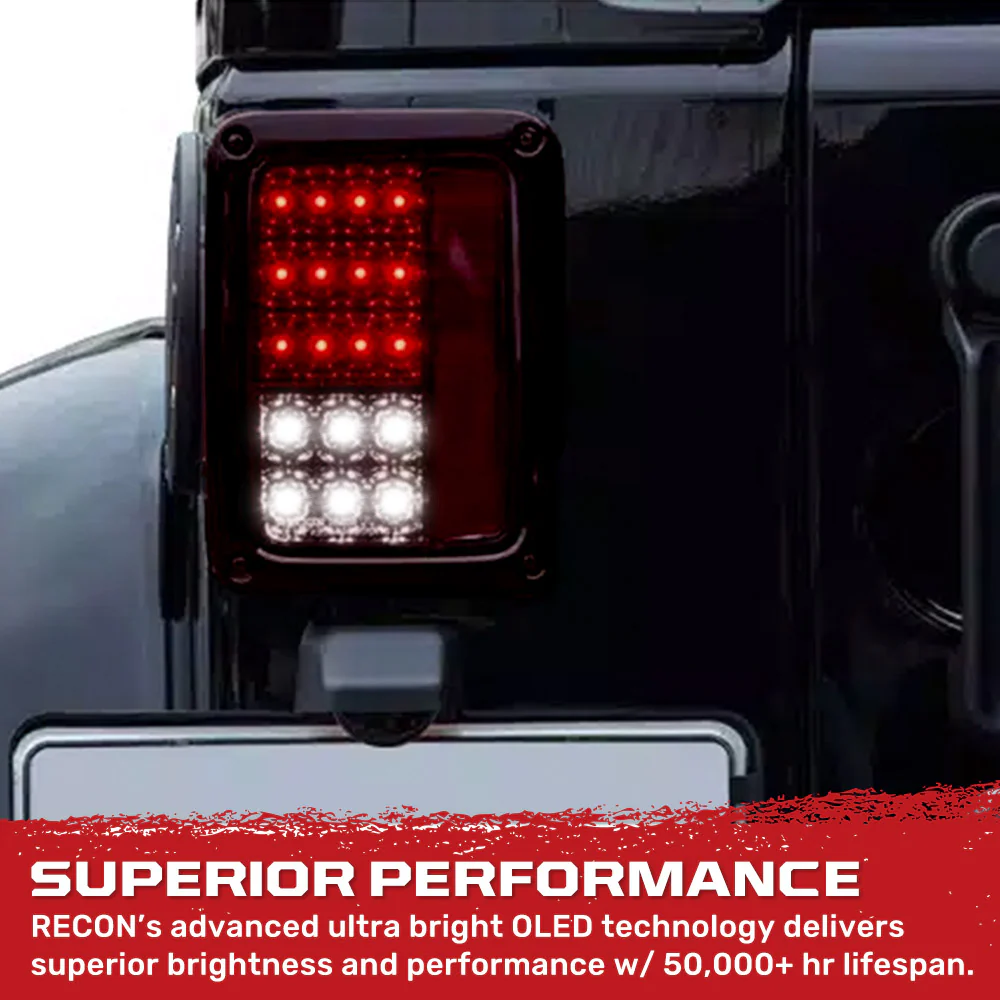 Jeep Wrangler JK 07-18 Ultra Bright LED Tail Lights - Multiple Lens - Image 17