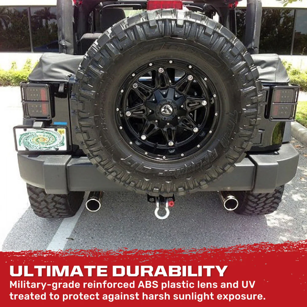 Jeep Wrangler JK 07-18 Ultra Bright LED Tail Lights - Multiple Lens - Image 23