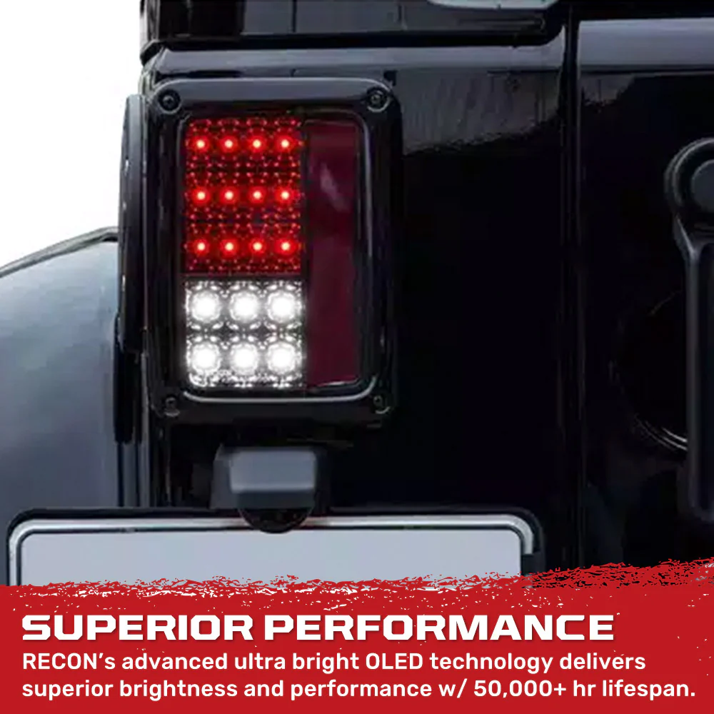 Jeep Wrangler JK 07-18 Ultra Bright LED Tail Lights - Multiple Lens - Image 29