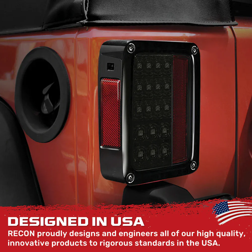 Jeep Wrangler JK 07-18 Ultra Bright LED Tail Lights - Multiple Lens - Image 37