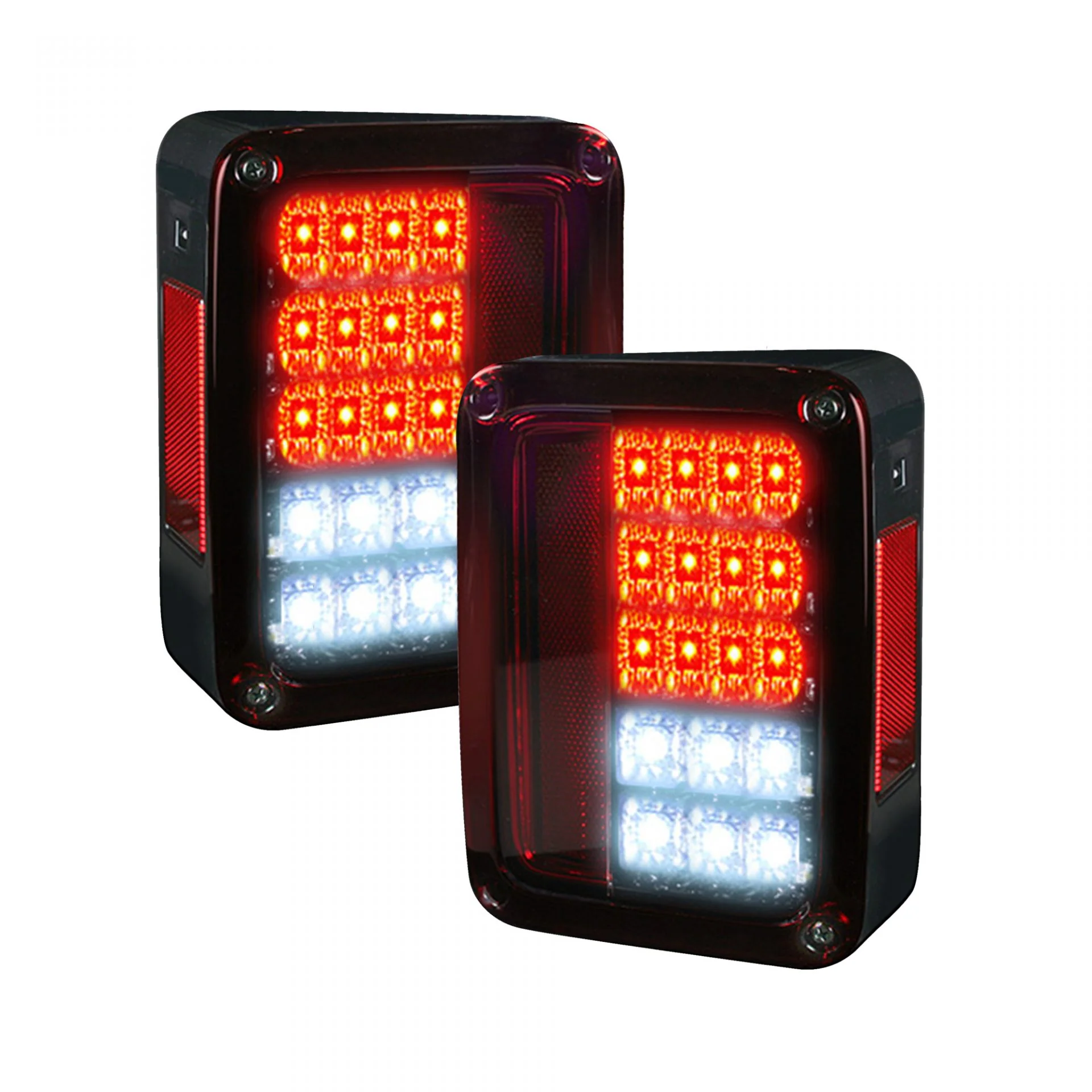 Jeep Wrangler JK 07-18 Ultra Bright LED Tail Lights - Multiple Lens - Image 6