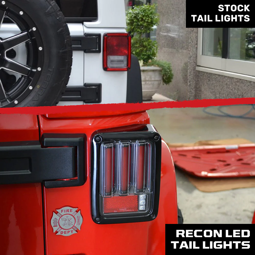 Jeep Wrangler JK 07-18 Ultra Bright Scanning OLED Bar Style Tail Lights - Multiple Lens - Image 26