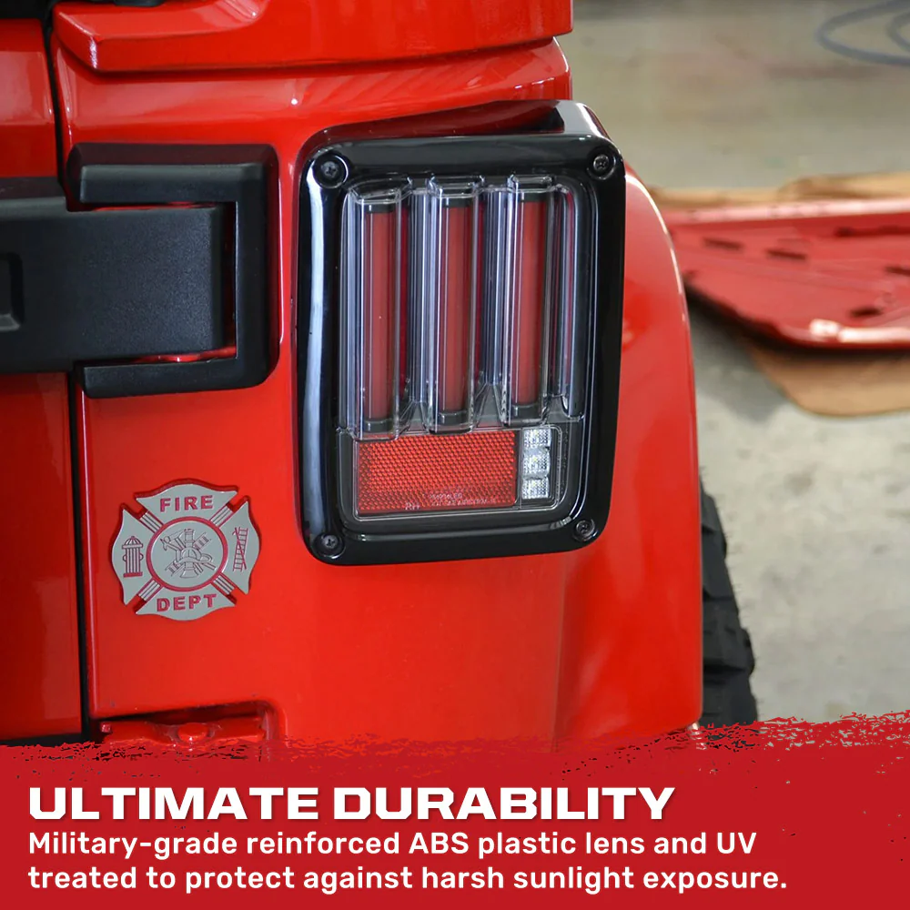 Jeep Wrangler JK 07-18 Ultra Bright Scanning OLED Bar Style Tail Lights - Multiple Lens - Image 27