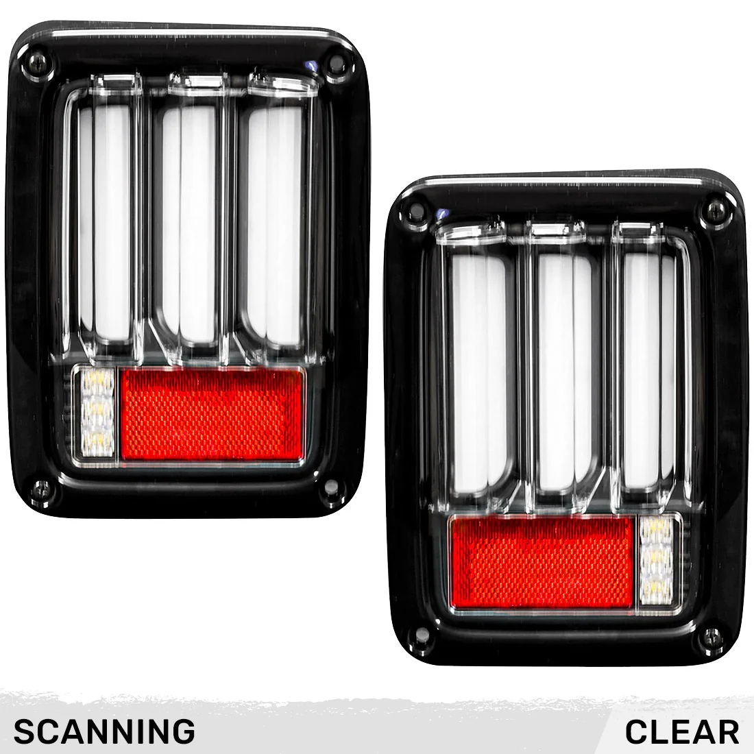 Jeep Wrangler JK 07-18 Ultra Bright Scanning OLED Bar Style Tail Lights - Multiple Lens - Image 29