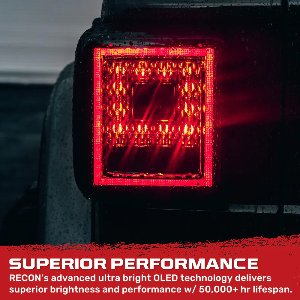 Jeep Wrangler JL 18-24 Ultra Bright Scanning OLED Tail Lights (Replaces Factory/OEM Halogen) - Multiple Lens - Image 10