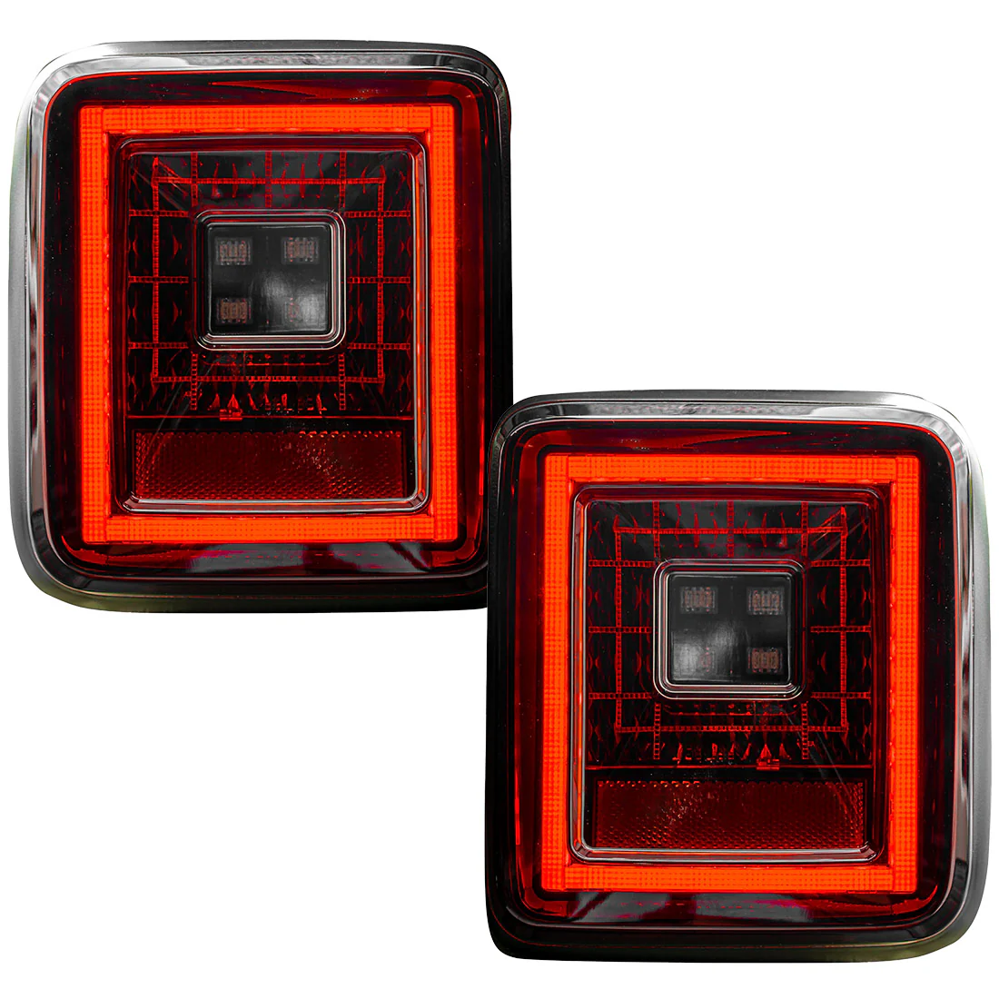 Jeep Wrangler JL 18-24 Ultra Bright Scanning OLED Tail Lights (Replaces Factory/OEM Halogen) - Multiple Lens - Image 14