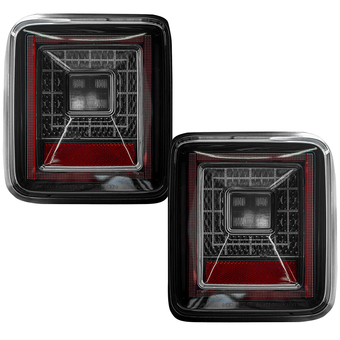 Jeep Wrangler JL 18-24 Ultra Bright Scanning OLED Tail Lights (Replaces Factory/OEM Halogen) - Multiple Lens - Image 22