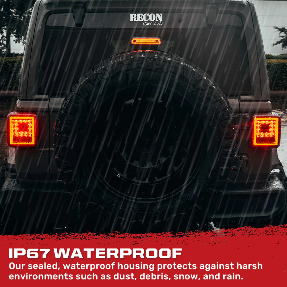 Jeep Wrangler JL 18-24 Ultra Bright Scanning OLED Tail Lights (Replaces Factory/OEM Halogen) - Multiple Lens - Image 24