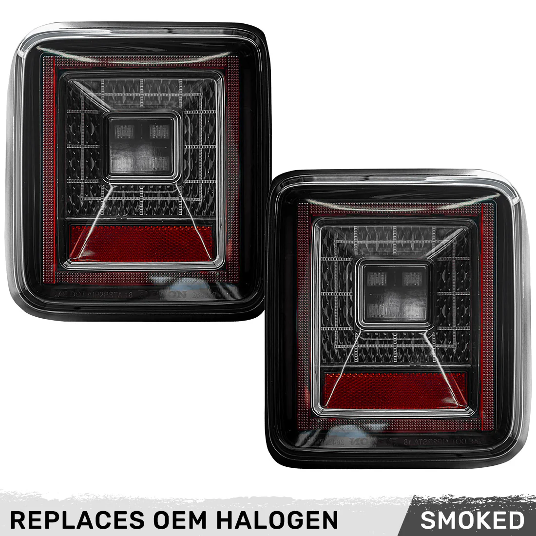 Jeep Wrangler JL 18-24 Ultra Bright Scanning OLED Tail Lights (Replaces Factory/OEM Halogen) - Multiple Lens - Image 25