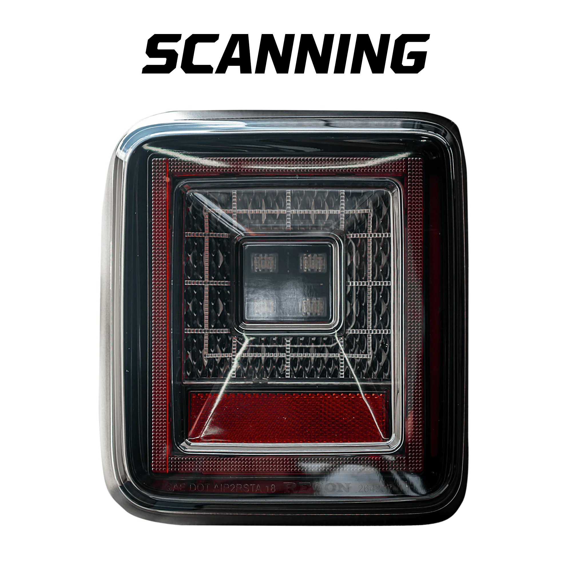 Jeep Wrangler JL 18-24 Ultra Bright Scanning OLED Tail Lights (Replaces Factory/OEM Halogen) - Multiple Lens - Image 4