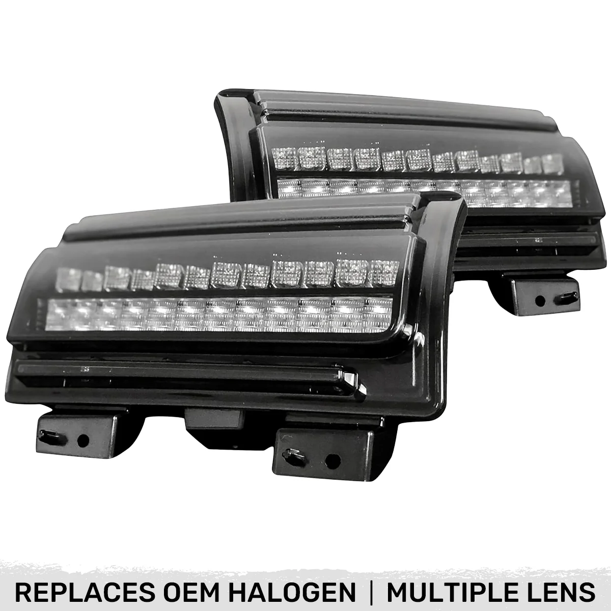 Jeep Wrangler JL 18-25 Ultra Bright White DRL OLED Amber Scanning Switchback Turn Signals Fender Lights (Replaces OEM Halogen) - Multiple Lens - Image 40